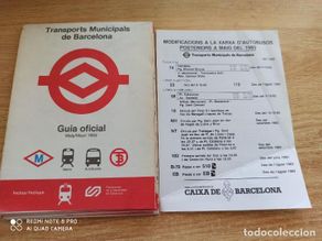 Coleccionismo billetes de transporte: Guía mayo 1983.modificaciones Octubre